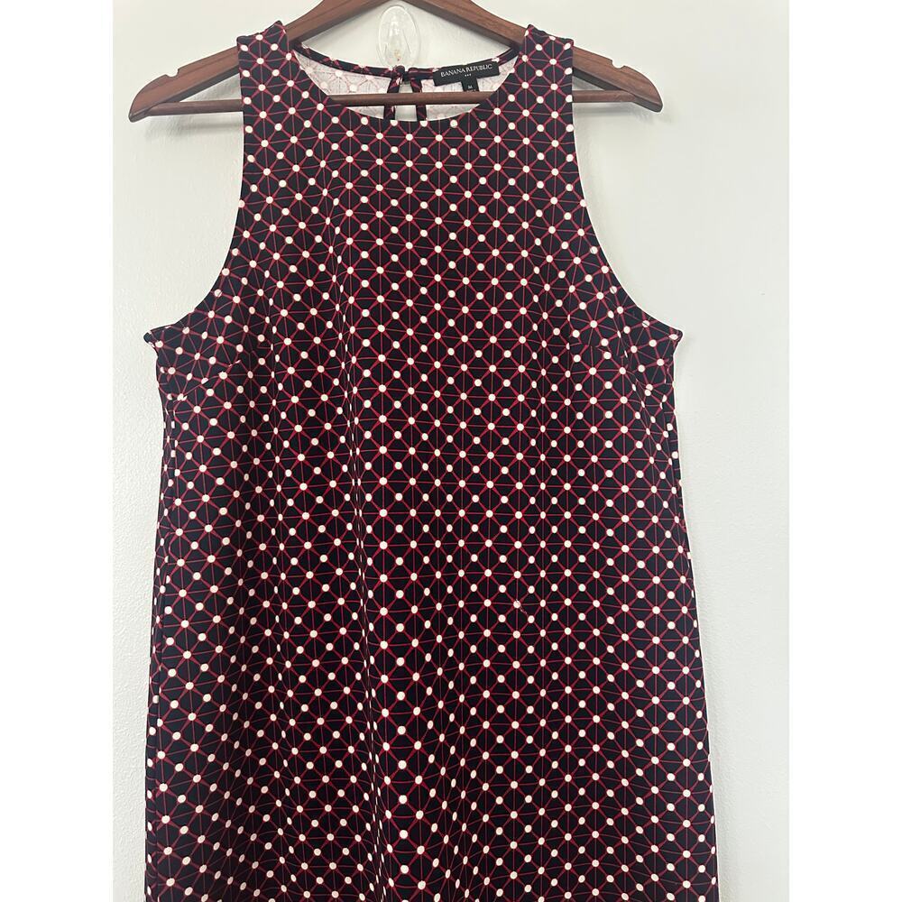 Banana Republic Shift Tank Print Dress sz Medium - Picture 2 of 5